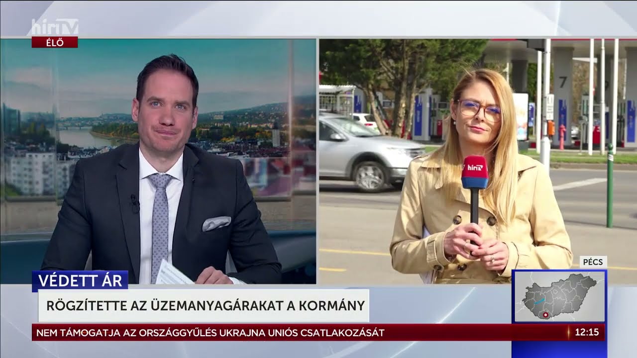 Nincs pánik, átlagos hétköznap tapasztalható a magyar benzinkutakon - HírTV
