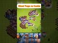 Coc Ghost Traps VS C.O.O.K.I.E Th18 attack ll Clash Of Clans ll #coc #shorts #clashofclans