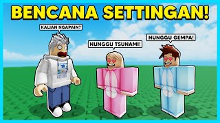 GREGET! MIPAN & ZUZUZU Malah Menunggu BENCANA ALAM SETTINGAN! - Roblox Indonesia