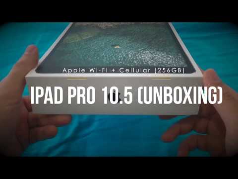 Apple iPad Pro 10.5 (Wi-Fi + Cellular) (Unboxing)