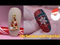 The Most Beautiful Christmas Nail Art Tutorial / Decoração de Unhas de Natal