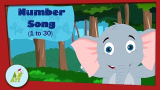 Numbers 1 To 30 Nursery Rhymes Kids Songs A2Z Animation