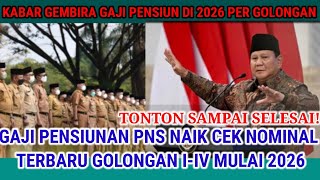 WILL CIVIL SERVANTS' RETIRED SALARIES INCREASE? CHECK THE LATEST NOMINALS FOR GROUPS I-IV STARTIN...