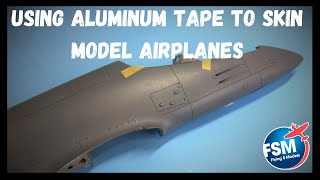 Aluminum Tape for Model Airplane Skin Panels  Flite Metal