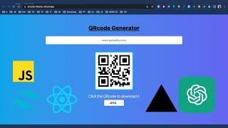 React Project - QR-code Generator with Chat-GPT