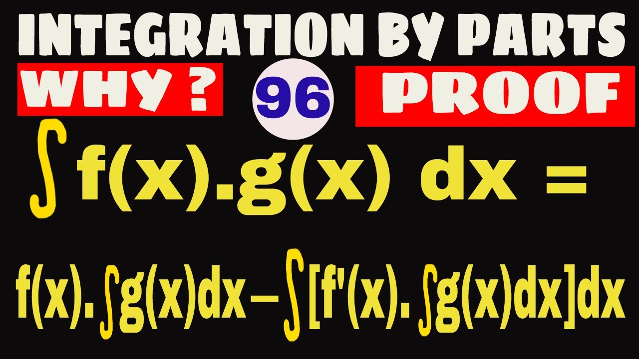 DERIVING THE INTEGRATION BY PARTS FORMULA INTEGRATION