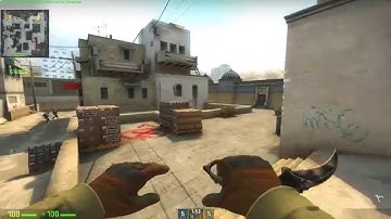 CS:GO Dust 2 - Double ace!