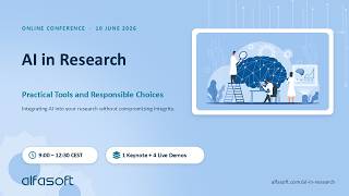 AI in Research - Keynote - Online Conference - Alfasoft