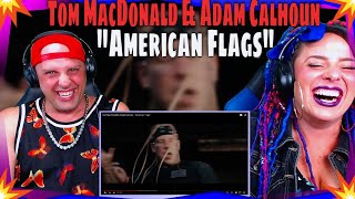 First Time Hearing "American Flags" By Tom MacDonald & Adam Calhoun | THE WOLF HUNTERZ REACTIONS