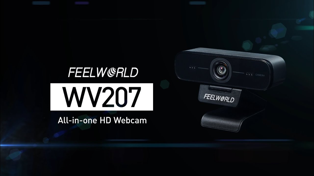 FEELWORLD WV207 USB Pluy and Play 1080p Webcam Vertical Screen Live streaming 85° Wide Viewing