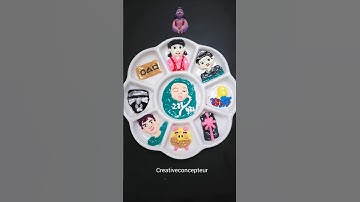 Squid Game 3 color mixing (part 2) #shorts