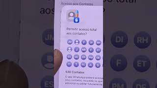 sincronizar contatos no WhatsApp do iphone