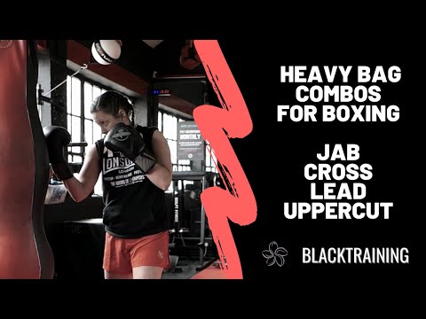 Heavy Bag Combos for Boxing: Jab-Cross-Lead uppercut