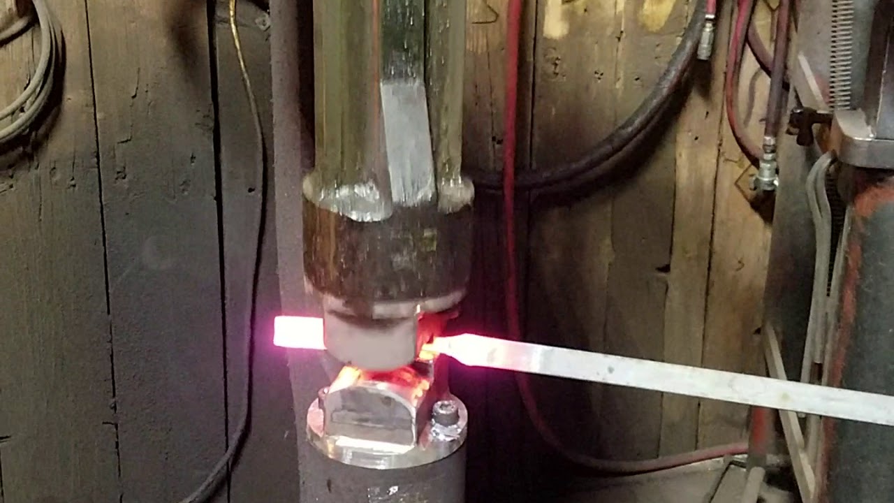 Bull 125 air powered hammer YouTube