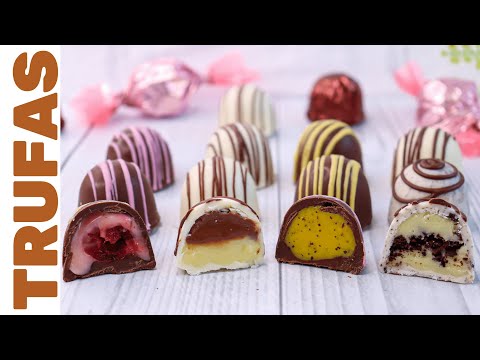 TRUFAS PERFEITAS: 4 SABORES COM 1 RECHEIO BASE! | Fáceis, práticas deliciosas e MUITO LUCRATIVAS!