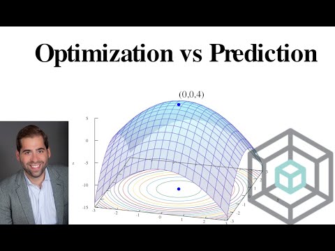 Optimisation vs prediction (part 1): Main differences and when to use them