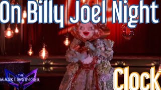 Clock On Billy Joel Night / The Masked Singer USA Season 11 Ep. 11