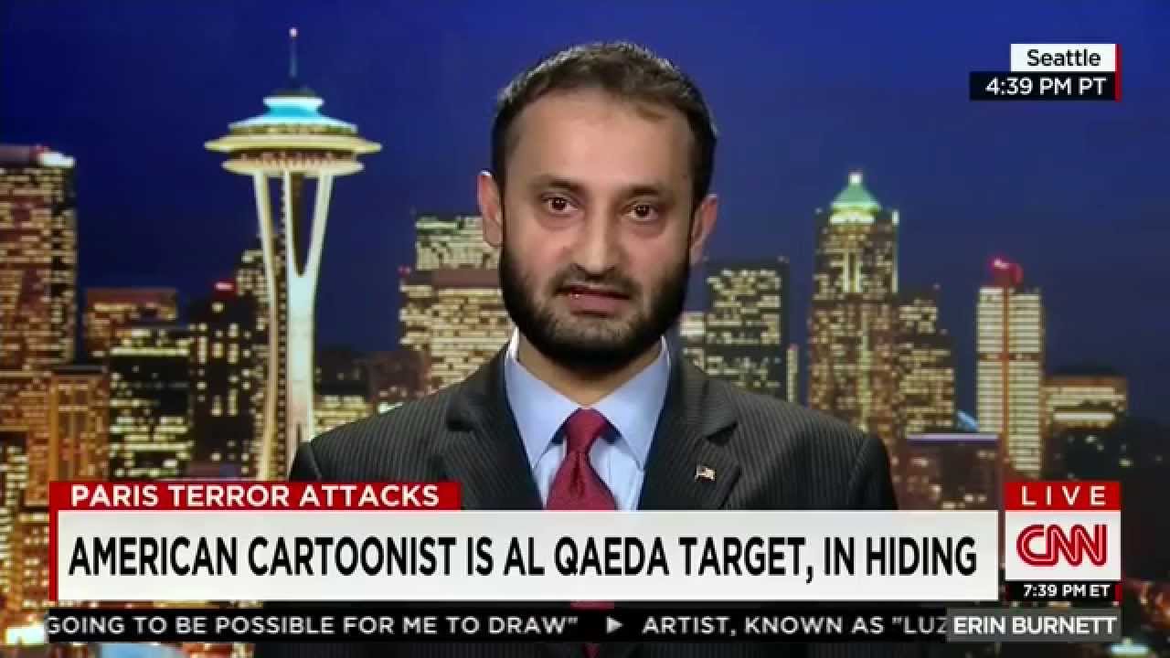 Video CAIR WA Rep On CNN To Defend Well Meaning Cartoonist Who