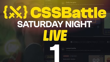 #1 CSSBattle Official Saturday Night LIVE!