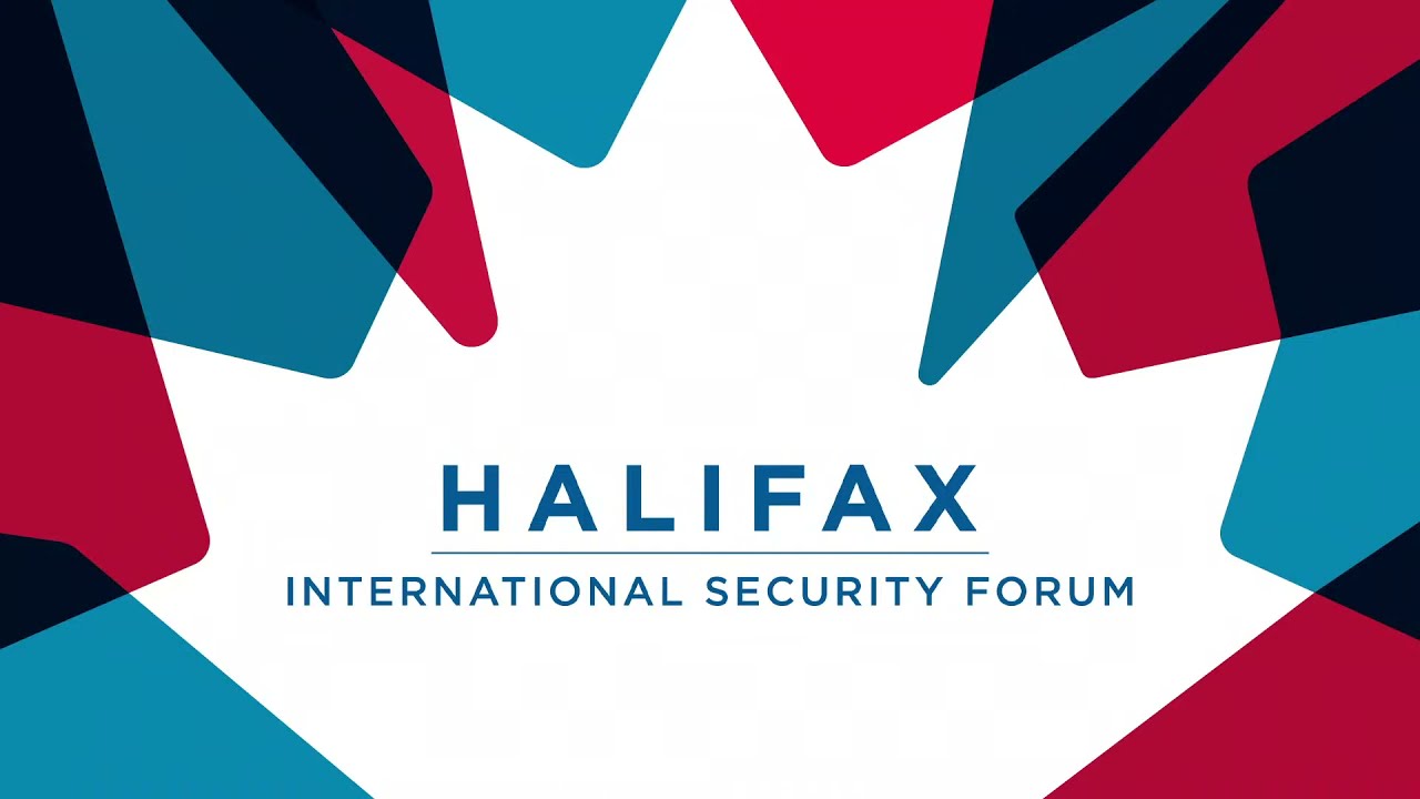 Halifax International Security Forum President Peter Van Praagh kicks