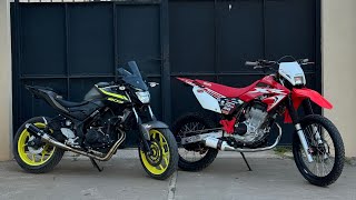 HONDA TORNADO 293 VS YAMAHA MT03 CON ESCAPE PAOLUCCI 🔥