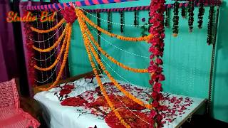 Basor Ghor sajano tutorial || wedding room decoration tutorial