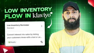 Class 24th | Low inventory flow in klaviyo | Klaviyo new update | email marketing