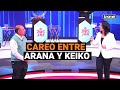 ARANA dice a KEIKO que "NO TIENE MORAL para hablar de delincuencia" y ella lo llama "FALSO FARISEO"