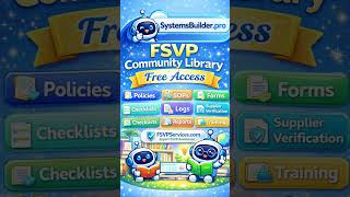 Build Your FSVP Once — Use It Forever