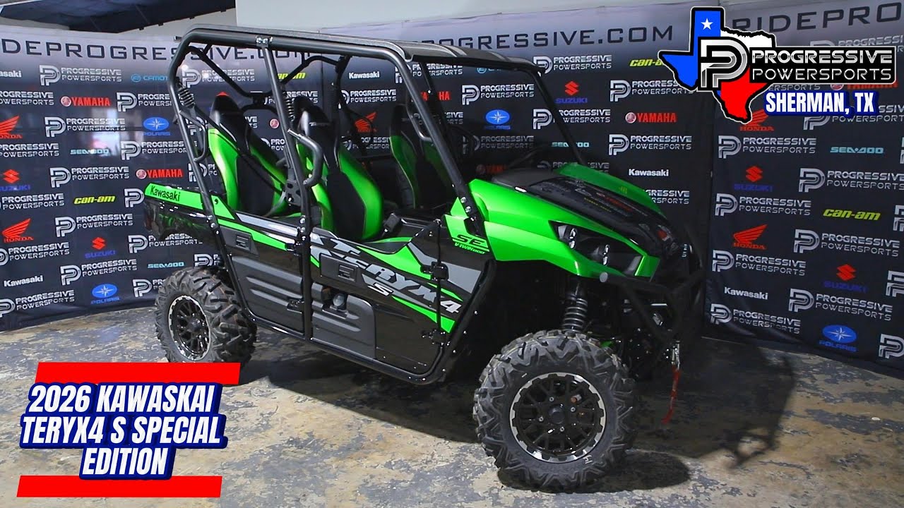 NEW 2026 Kawasaki Teryx4 S SE Side by Side UTV For Sale In Sherman, TX