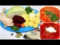 СЕМЕЙНЫЙ РЕЦЕПТ УКРАИНСКОГО БОРЩА, КАК СВАРИТЬ БОРЩ С КУРИНЫМ МЯСОМ, ПЕРВЫЕ БЛЮДА С КУРИЦЕЙ, УКРАИНС