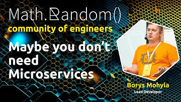 Maybe you don’t need Microservices