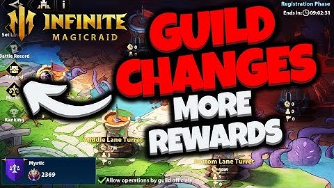 [Infinite Magicraid] MORE Guild Arena Changes & REWARDS