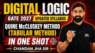 GATE 2027 - QUINE McCLUSKEY METHOD (TABULAR METHOD) | UPDATED SYLLABUS DIGITAL LOGIC