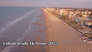 4K  Lido di Jesolo Drone Footage 2022