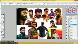 Dhanush digital painting PNG and PSD file screenshot 4