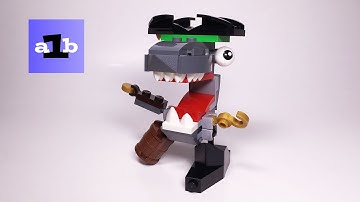 LEGO MIXELS 41566 Sharx, PYRRATZ Tribe Series 8 Time Lapse Build