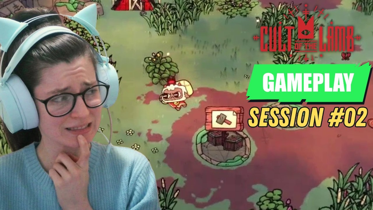 Cult of the Lamb Gameplay Session 02 🎶do you wanna hide a body?🎶