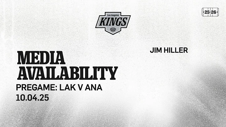 MEDIA: Head Coach Jim Hiller | LAK v ANA | Preseason