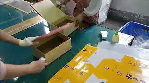 FB650A Automatic book style box assembling machine