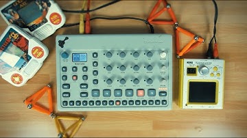 DEEP NEURO DNB JAM with ELEKTRON MODEL CYCLES and KORG KAOSSILATOR Mk1