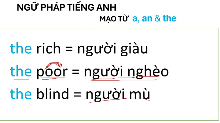 Người nghèo trong tiếng anh là gì năm 2024