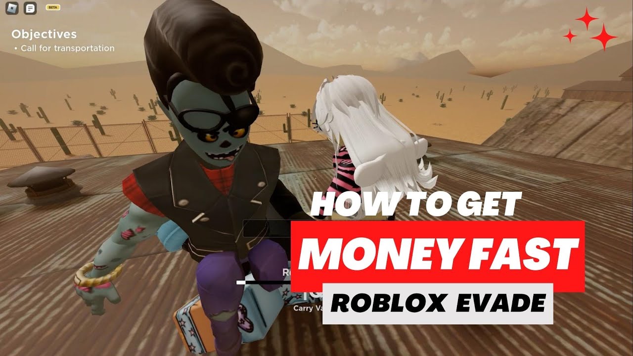 Roblox Evade Gameplay // How to Get Money Fast 