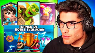 PADREANDO CON EL LOG BAIT MÁS META DE CLASH ROYALE❗❗ | TORNEO DOBLE EVOLUCIÓN🏆