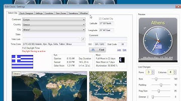 How to use Sharp World Clock