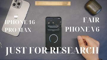 Fairphone 6 vs. iPhone Pro Max 16 Pictures and Videos Comparison