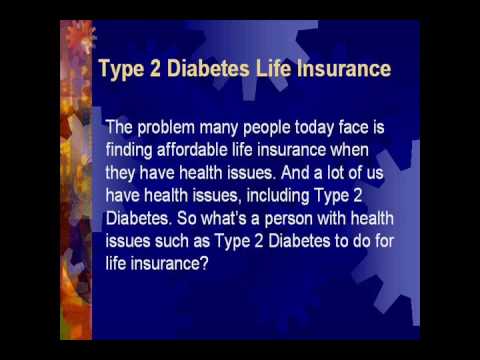 Type 2 Diabetes Life Insurance - YouTube