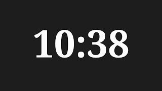 10 Minutes 38 Seconds Countdown Timer