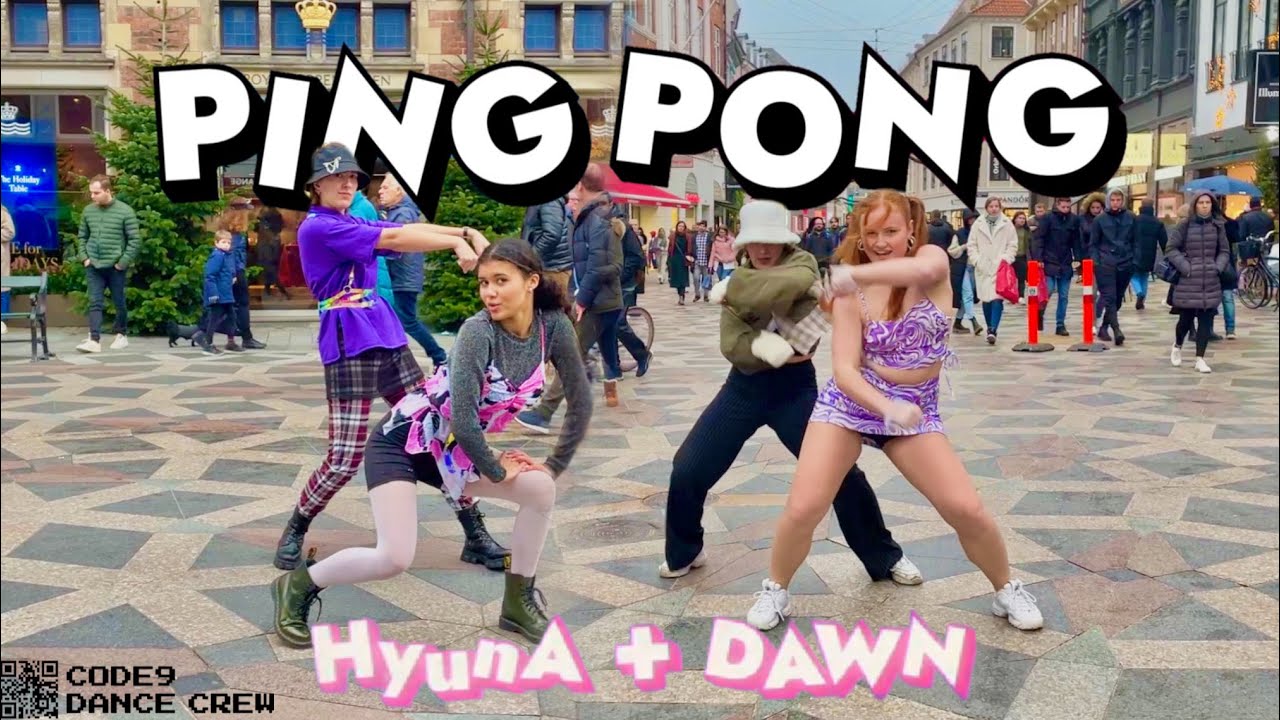 [ONETAKE, KPOP IN PUBLIC] PING PONG - HYUNA & DAWN Dance Cover in COPENHAGEN | CODE9 DANCE CREW