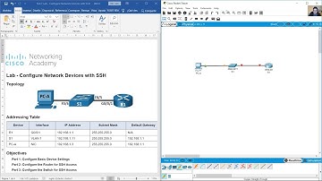16.4.7 Lab - Configure Network Devices with SSH